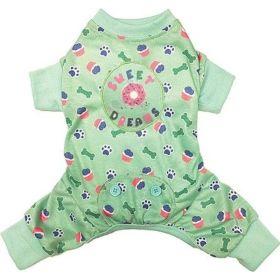 Fashion Pet Sweet Dreams Dog Pajamas Mint (Option: MEDIUM)