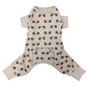 Fashion Pet Hedgehog Dog Pajamas Gray (Option: SMALL)