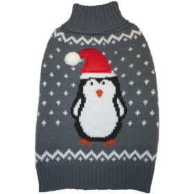 Fashion Pet Gray Penguin Dog Sweater (Option: MEDIUM)