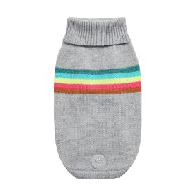 GF Pet Retro Sweater (Color: Grey Mix, size: xs)