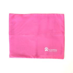 Cool Pet Pad Cover (Color: HOT PINK, size: medium)