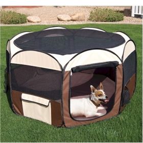 Deluxe Pop Up Pet Pen (Option: LARGE)