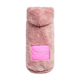 GF Pet Cozy Hoodie (Color: Pink, size: 3XL)