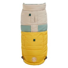 GF Pet Camplife Puffer (Color: Yellow, size: 4XL)