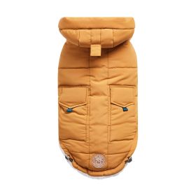 GF Pet Super Puff Parka (Color: Yellow, size: XL)
