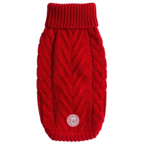 GF Pet Chalet Sweater (Color: Red, size: 4XL)