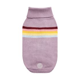 GF Pet Retro Sweater (Color: lavender, size: 3XL)